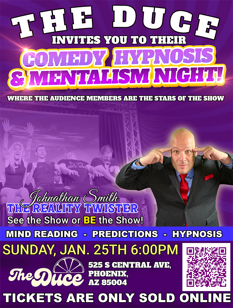 The Duce - Comedy Hypnosis & Mentalism Show