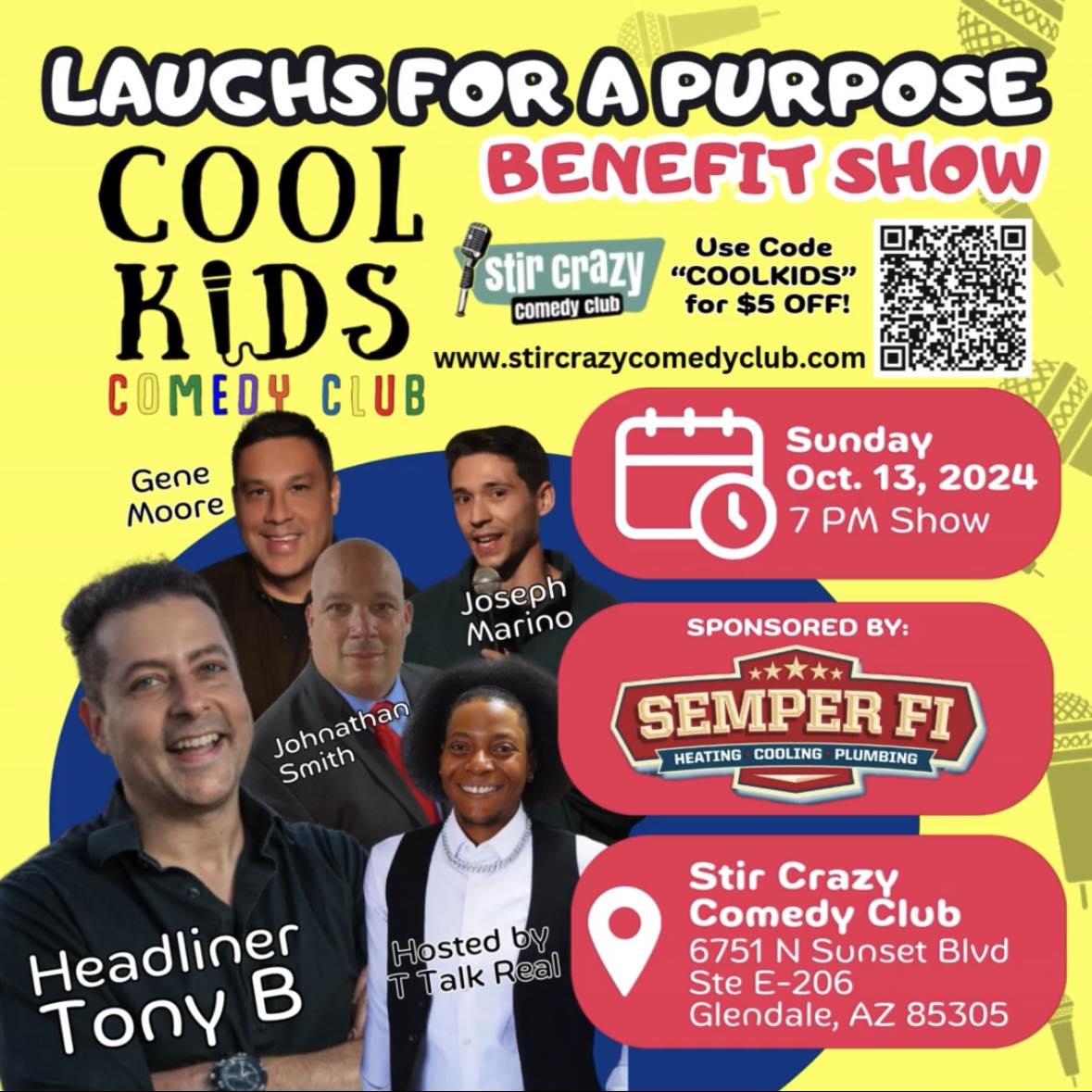 Comedy Hypnotist and Mentalist Johnathan Smith to Perform at Stir Crazy Comedy Club's "Laughs for a Purpose" Show on October 13 Comedy Hypnotist and Mentalist Johnathan Smith to Perform at Stir Crazy Comedy Club's "Laughs for a Purpose" Show on October 13